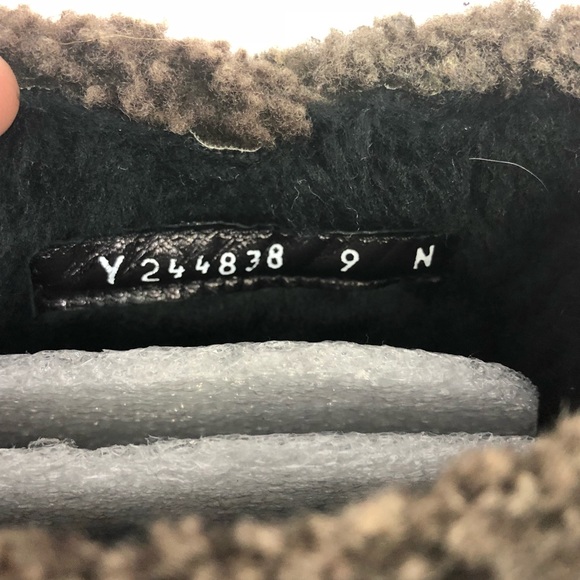 Stuart Wietzman Black Suede Boots With Faux Fur 9N - Picture 7 of 7